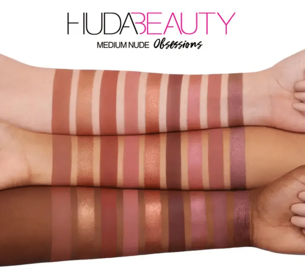 Huda Beauty Medium Nude Obsessions Palette - Image 3